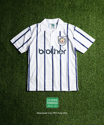 Score Draw Manchester City 1993 Away shirt