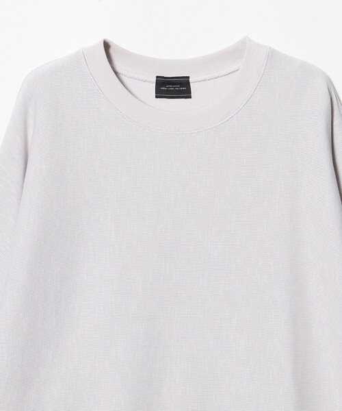 green label relaxing(グリーンレーベルリラクシング)の「スラブ リブ クルーネック ドルマンスリーブ 長袖 カットソー(Tシャツ/カットソー・メンズ・ブラック/モカ/レッド/ライトグレー・S/XL/M/L)」の22枚目の写真
