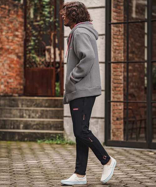 felkod（フィルコッド）の「mpa4258- Wool Like Waffle Double Zip Hoodie ジップパーカー(F26F160)（パーカー・メンズ・ブラック系その他/トップグレー・S/L/M）」の20枚目の写真