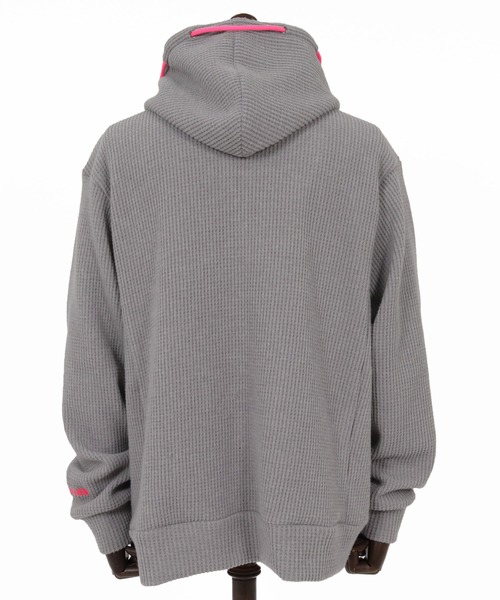 felkod（フィルコッド）の「mpa4258- Wool Like Waffle Double Zip Hoodie ジップパーカー(F26F160)（パーカー・メンズ・ブラック系その他/トップグレー・S/L/M）」の14枚目の写真