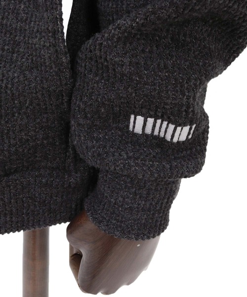 felkod（フィルコッド）の「mpa4258- Wool Like Waffle Double Zip Hoodie ジップパーカー(F26F160)（パーカー・メンズ・ブラック系その他/トップグレー・S/L/M）」の9枚目の写真