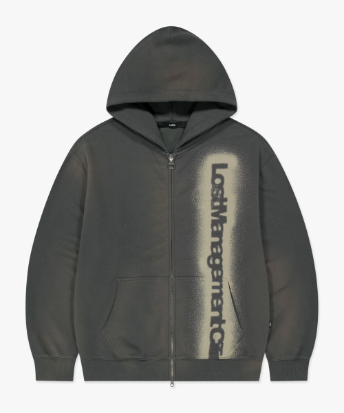 LMCの「SUNFADE BLUR LOGO HOODIE ZIP-UP charcoal(パーカー・レディース・その他・SMALL/MEDIUM/LARGE/X-LARGE)」の4枚目の写真