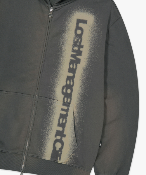 LMCの「SUNFADE BLUR LOGO HOODIE ZIP-UP charcoal(パーカー・レディース・その他・SMALL/MEDIUM/LARGE/X-LARGE)」の6枚目の写真