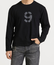 MODNINE（モディナイン）の「NINE 長袖Tシャツ ブラック（Tシャツ/カットソー）」