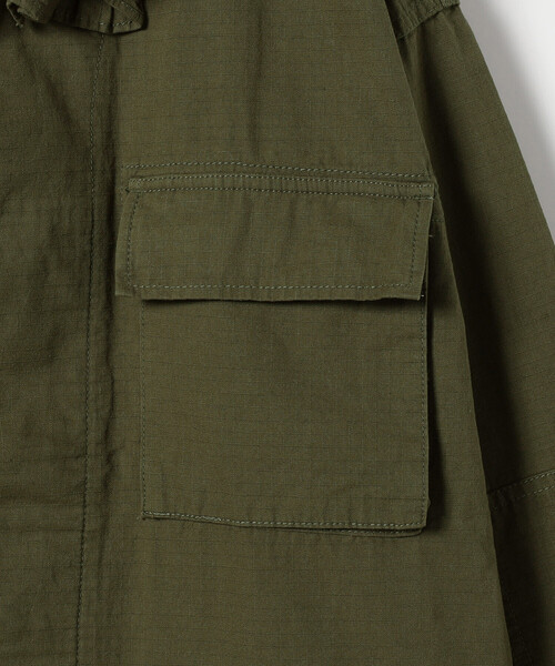 FREAK'S STORE(フリークスストア)の「crinkle crinkle crinkle/クリンクルクリンクルクリンクル frill collar military jacket/フリルカラーミリタリージャケット(ミリタリージャケット・レディース・ブラック/オリーブ・X-LARGE)」の8枚目の写真