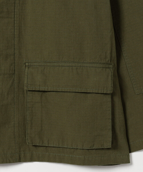 FREAK'S STORE(フリークスストア)の「crinkle crinkle crinkle/クリンクルクリンクルクリンクル frill collar military jacket/フリルカラーミリタリージャケット(ミリタリージャケット・レディース・ブラック/オリーブ・X-LARGE)」の10枚目の写真