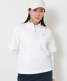 キャロウェイ Callaway フクレジャカード半袖ハーフジップスウェット