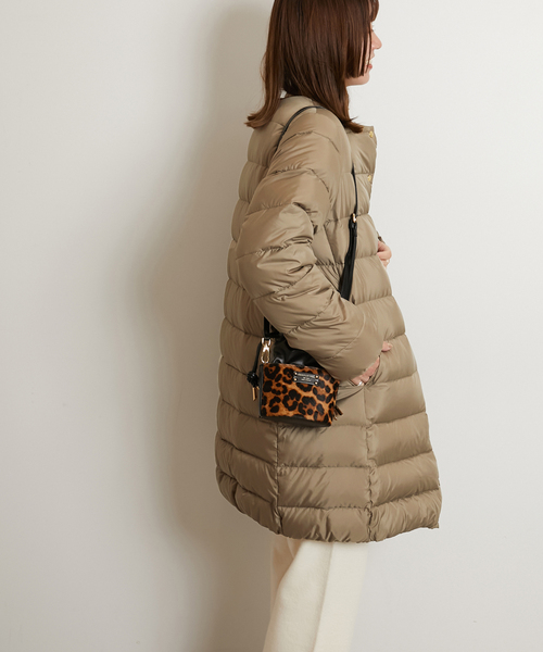 Traditional Weatherwear(トラディショナルウェザーウェア)の「《追加》【TRADITIONAL WEATHERWEAR】 ARKLEY LONG DOWN PA:ダウンコート(ダウンジャケット/コート・レディース・ベージュ/ブラック・34/36)」の16枚目の写真