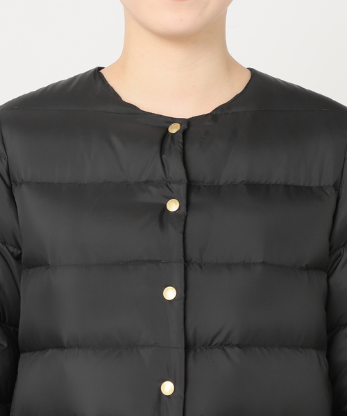 Traditional Weatherwear(トラディショナルウェザーウェア)の「《追加》【TRADITIONAL WEATHERWEAR】 ARKLEY LONG DOWN PA:ダウンコート(ダウンジャケット/コート・レディース・ベージュ/ブラック・34/36)」の21枚目の写真