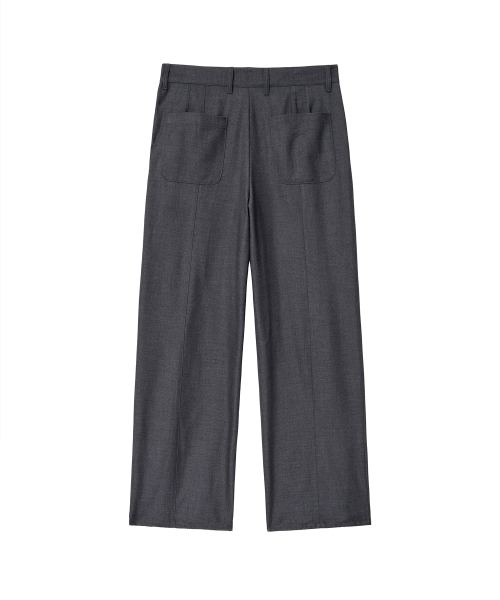 MISEKISEOUL MEN(ミセキソウルメンズ)の「Stitch detail wide pants CHARCOAL(スラックス・メンズ・その他・3/1/2)」の3枚目の写真