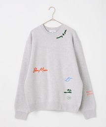 お手入れらくらく/スウェットライクニットロゴ/826519