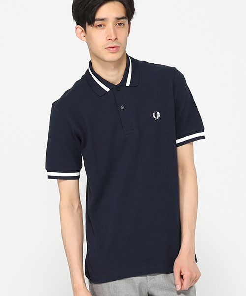 FRED PERRY（フレッドペリー）の「FRED PERRY / フレッドペリー:M2 #（ポロシャツ・メンズ・ブラック/ホワイト/ネイビー/ボルドー・38/36）」の4枚目の写真