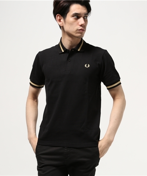 FRED PERRY（フレッドペリー）の「FRED PERRY / フレッドペリー:M2 #（ポロシャツ・メンズ・ブラック/ホワイト/ネイビー/ボルドー・38/36）」の13枚目の写真