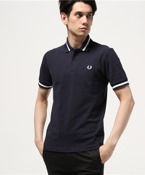 FRED PERRY（フレッドペリー）の「FRED PERRY / フレッドペリー:M2 #（ポロシャツ・メンズ・ブラック/ホワイト/ネイビー/ボルドー・38/36）」の14枚目の写真