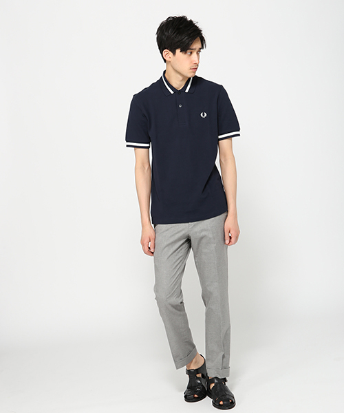 FRED PERRY（フレッドペリー）の「FRED PERRY / フレッドペリー:M2 #（ポロシャツ・メンズ・ブラック/ホワイト/ネイビー/ボルドー・38/36）」の10枚目の写真