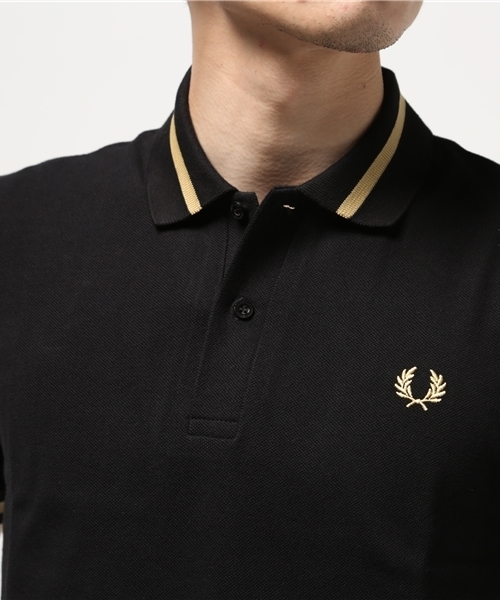 FRED PERRY（フレッドペリー）の「FRED PERRY / フレッドペリー:M2 #（ポロシャツ・メンズ・ブラック/ホワイト/ネイビー/ボルドー・38/36）」の7枚目の写真