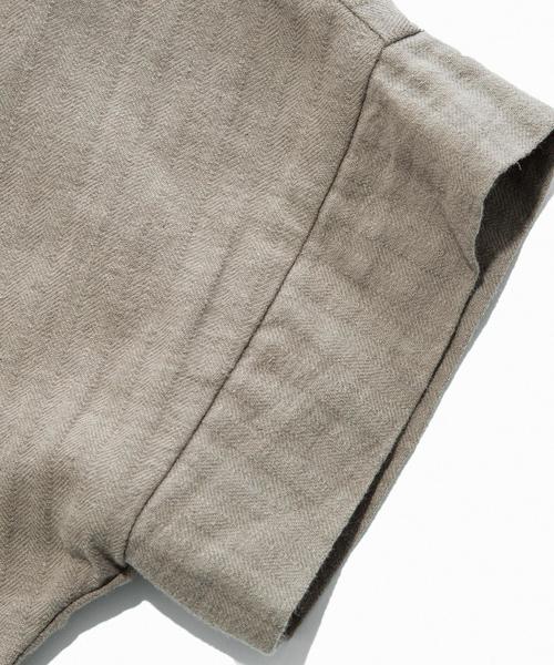 MONKEY TIME（モンキータイム）の「＜Chapter × monkey time＞ ∴ LIGH N/C SHT SS/シャツ◆（シャツ/ブラウス・メンズ・ベージュ・X-SMALL/SMALL/MEDIUM）」の4枚目の写真