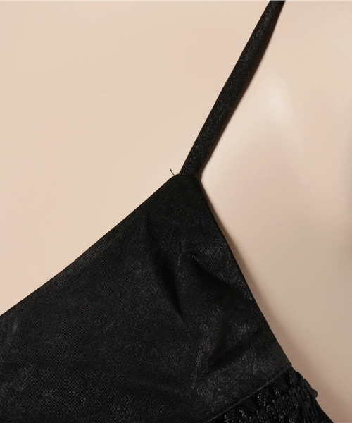 MOUSSY（マウジー）の「SATIN CAMI F（キャミソール・レディース・ダークグリーン/ブラック・FREE）」の9枚目の写真