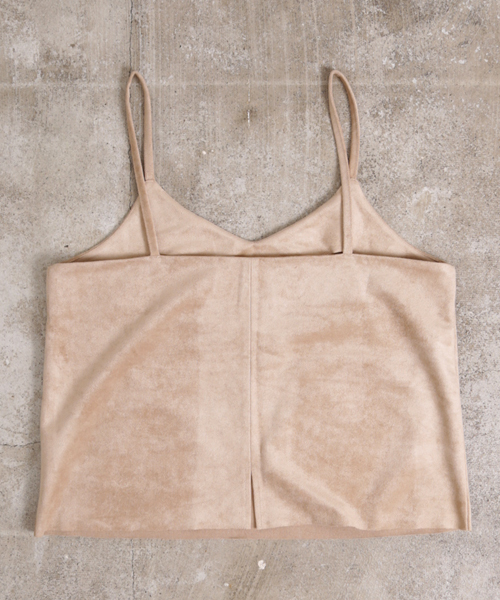 Denime（ドゥニーム）の「フェイクスウェードキャミソール（キャミソール・レディース・ベージュ/ブラック/カーキ・FREE）」の13枚目の写真