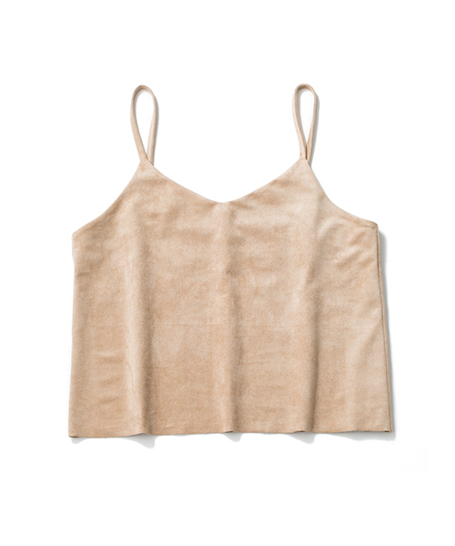 Denime（ドゥニーム）の「フェイクスウェードキャミソール（キャミソール・レディース・ベージュ/ブラック/カーキ・FREE）」の15枚目の写真