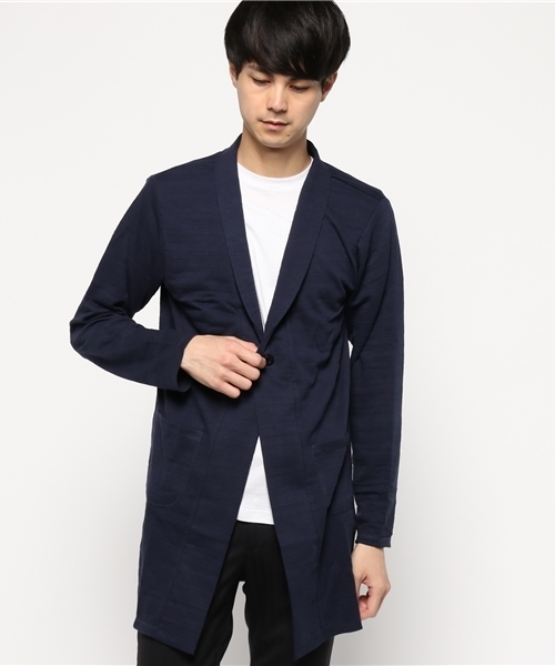 ikka（イッカ）の「 リンクスジャガードロングカーディガン（カーディガン/ボレロ・メンズ・ライトグレー/ネイビー・LARGE/MEDIUM/X-LARGE）」の10枚目の写真