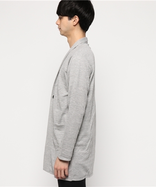 ikka（イッカ）の「 リンクスジャガードロングカーディガン（カーディガン/ボレロ・メンズ・ライトグレー/ネイビー・LARGE/MEDIUM/X-LARGE）」の3枚目の写真