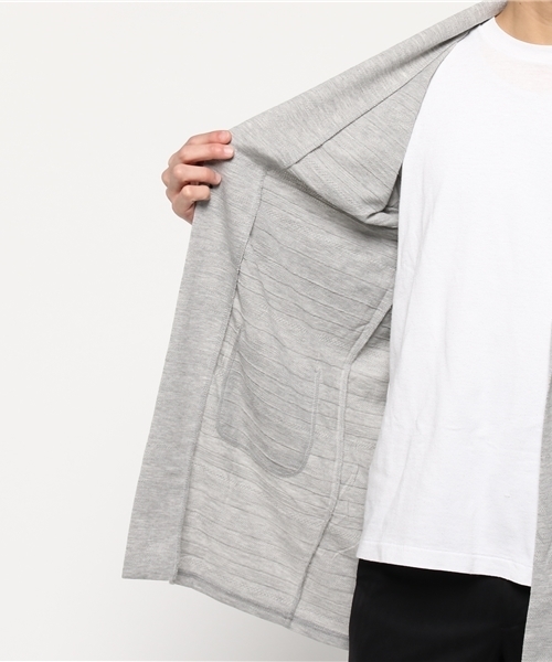 ikka（イッカ）の「 リンクスジャガードロングカーディガン（カーディガン/ボレロ・メンズ・ライトグレー/ネイビー・LARGE/MEDIUM/X-LARGE）」の8枚目の写真