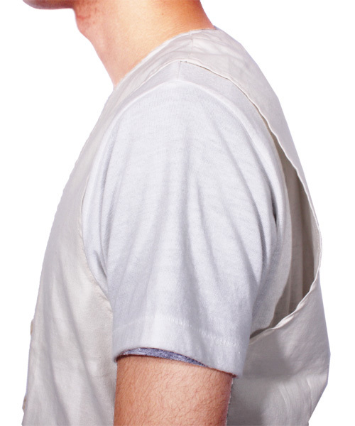 ８(eight)（エイト）の「綿 麻 ジレ ベスト ジャケット リネン（ベスト・メンズ・ブラック/キナリ/ベージュ/ネイビー/カーキ・LARGE/MEDIUM/X-LARGE）」の18枚目の写真