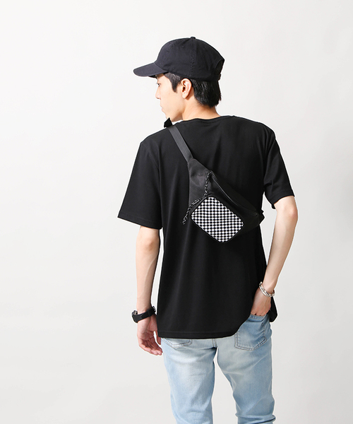 WEGO（ウィゴー）の「WEGO/カラーブロックヒップバッグ（ボディバッグ/ウエストポーチ・メンズ・ブラック系その他/ブラック/パープル/オレンジ/ブルー・FREE）」の11枚目の写真