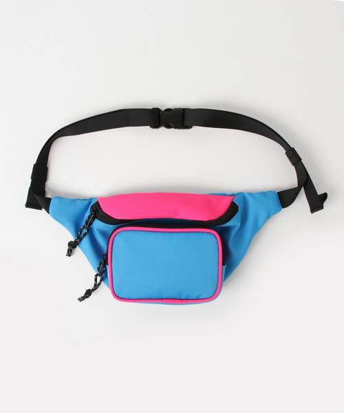 WEGO（ウィゴー）の「WEGO/カラーブロックヒップバッグ（ボディバッグ/ウエストポーチ・メンズ・ブラック系その他/ブラック/パープル/オレンジ/ブルー・FREE）」の7枚目の写真