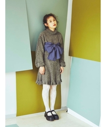 merry jenny | 【高橋愛コラボ】リボンニットワンピース(ワンピース)