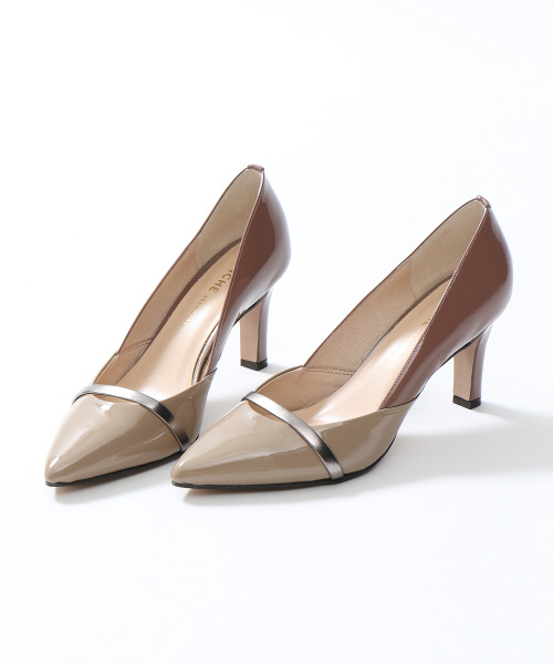 PICHE ABAHOUSE（ピシェ アバハウス）の「ハイショクパンプス（パンプス・レディース・ブルー/マスタード/ブラック/ベージュ・38/36/37/35/39/34/40）」の4枚目の写真