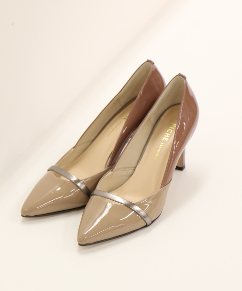PICHE ABAHOUSE（ピシェ アバハウス）の「ハイショクパンプス（パンプス・レディース・ブルー/マスタード/ブラック/ベージュ・38/36/37/35/39/34/40）」の16枚目の写真