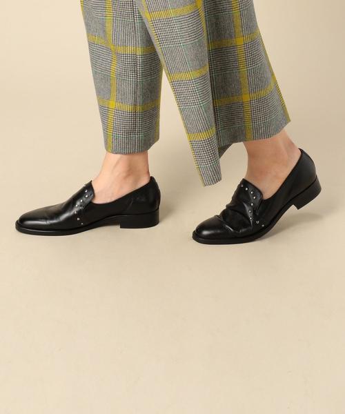 P.A.M.（パム）の「＜PAM＞スタッズレザースリッポン ◆（スリッポン・レディース・ブラック/ブラウン・36/38/37）」の10枚目の写真