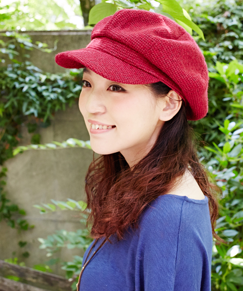 チャイハネ(チャイハネ)の「【チャイハネ】コロンキャスケット(キャスケット・レディース・ブラック/オレンジ/レッド/ブルー・FREE)」の4枚目の写真