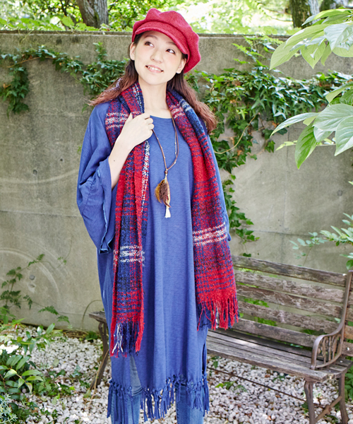 チャイハネ(チャイハネ)の「【チャイハネ】コロンキャスケット(キャスケット・レディース・ブラック/オレンジ/レッド/ブルー・FREE)」の19枚目の写真