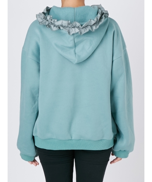 merry jenny（メリージェニー）の「フリルフードパーカー（パーカー・レディース・ブラック/ピンク/ワイン/グリーン・FREE）」の19枚目の写真