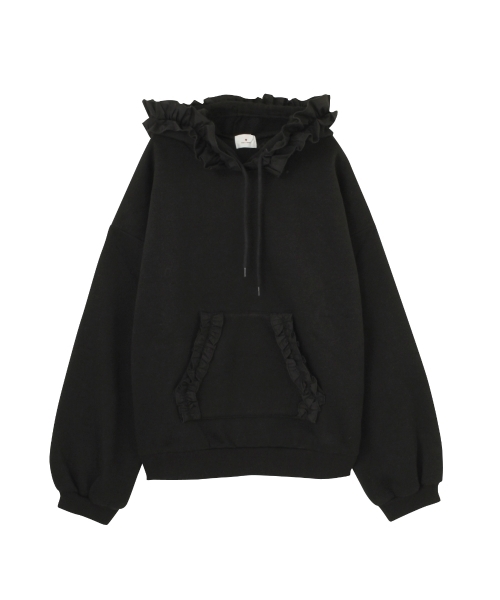 merry jenny（メリージェニー）の「フリルフードパーカー（パーカー・レディース・ブラック/ピンク/ワイン/グリーン・FREE）」の20枚目の写真