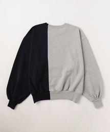 gosha rubchinskiy コンボスウェット グレー×パープル サイズM ゴーシャラブチンスキー Gosha Rubchinskiy Combo Logo Sweat