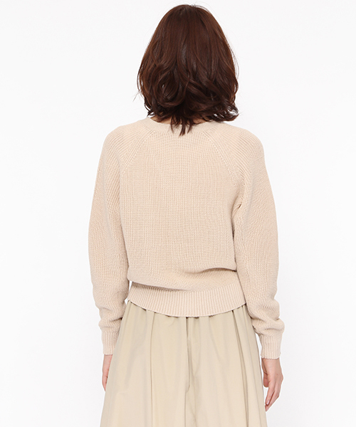 LAKOLE（ラコレ）の「【マルチウェイ】2WAYドルマンカーディガン / LAKOLE（カーディガン/ボレロ・レディース・サックスブルー/ベージュ/オフホワイト・MEDIUM/SMALL）」の10枚目の写真