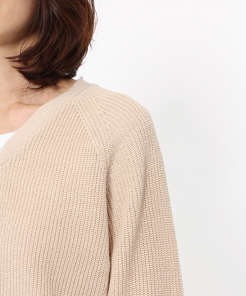 LAKOLE（ラコレ）の「【マルチウェイ】2WAYドルマンカーディガン / LAKOLE（カーディガン/ボレロ・レディース・サックスブルー/ベージュ/オフホワイト・MEDIUM/SMALL）」の13枚目の写真