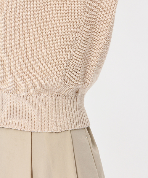 LAKOLE（ラコレ）の「【マルチウェイ】2WAYドルマンカーディガン / LAKOLE（カーディガン/ボレロ・レディース・サックスブルー/ベージュ/オフホワイト・MEDIUM/SMALL）」の7枚目の写真