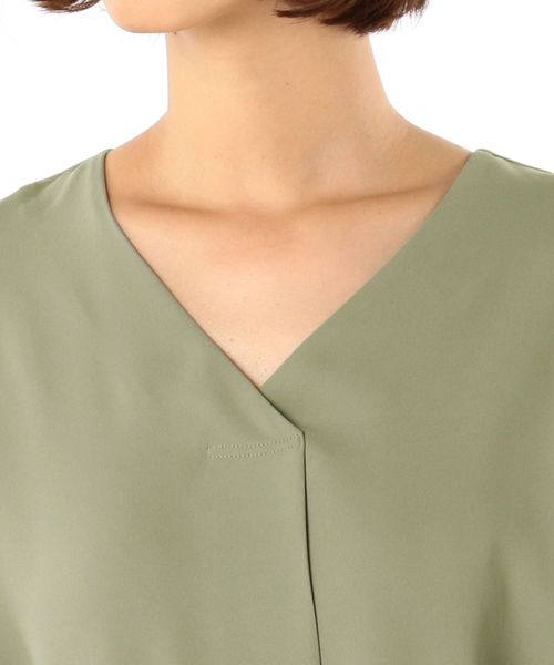 NOLLEY’S Sophi（ノーリーズソフィ）の「タックワンピース（ワンピース・レディース・チャコールグレー/ネイビー/オリーブ/レディッシュグレー/ブルー系その他3・38/36）」の18枚目の写真