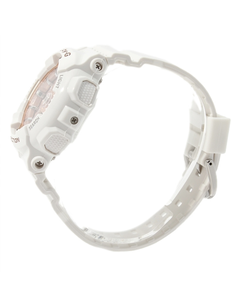 G-SHOCK(ジーショック)の「Baby-G BA-110 Series 【WOMEN】(アナログ腕時計・レディース・ホワイト×ホワイト/ホワイト×ピンク/ホワイト×シルバー・FREE)」の6枚目の写真