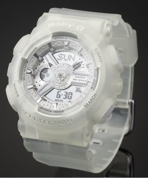 G-SHOCK(ジーショック)の「Baby-G BA-110 Series 【WOMEN】(アナログ腕時計・レディース・ホワイト×ホワイト/ホワイト×ピンク/ホワイト×シルバー・FREE)」の13枚目の写真