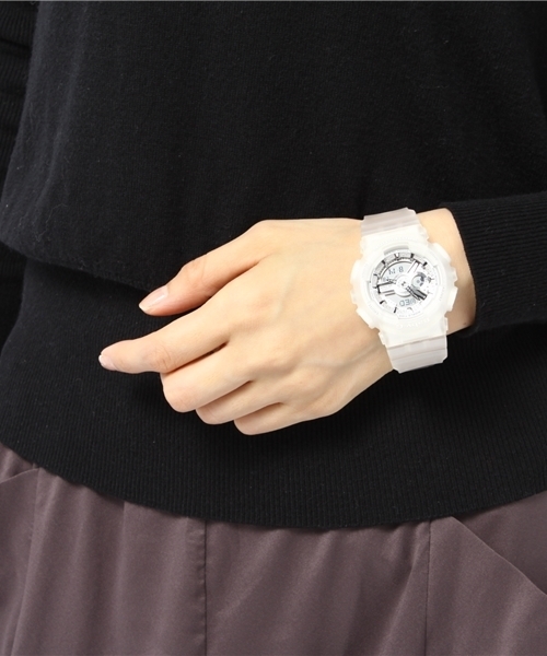 G-SHOCK(ジーショック)の「Baby-G BA-110 Series 【WOMEN】(アナログ腕時計・レディース・ホワイト×ホワイト/ホワイト×ピンク/ホワイト×シルバー・FREE)」の19枚目の写真