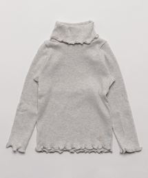 PETIT BATEAU | ４ｘ２タートルネック長袖カットソー(Tシャツ/カットソー)