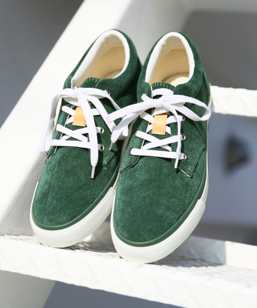 GLOBAL WORK（グローバルワーク）の「MIDステッチスニーカー/823103（スニーカー・メンズ・ベージュ/ネイビー/カーキ/その他・MEDIUM/LARGE）」の3枚目の写真