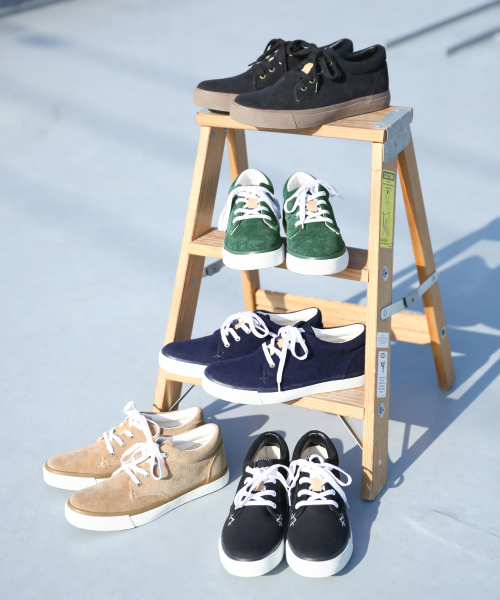 GLOBAL WORK（グローバルワーク）の「MIDステッチスニーカー/823103（スニーカー・メンズ・ベージュ/ネイビー/カーキ/その他・MEDIUM/LARGE）」の19枚目の写真