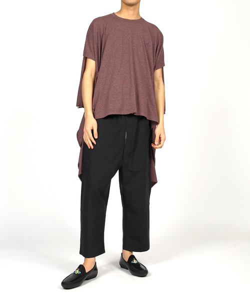 【美品】ヴィヴィアンウエストウッド ドレープニット ギャザー サルエルパンツ 黒 美品】ヴィヴィアンウエストウッド ドレープニット ギャザー